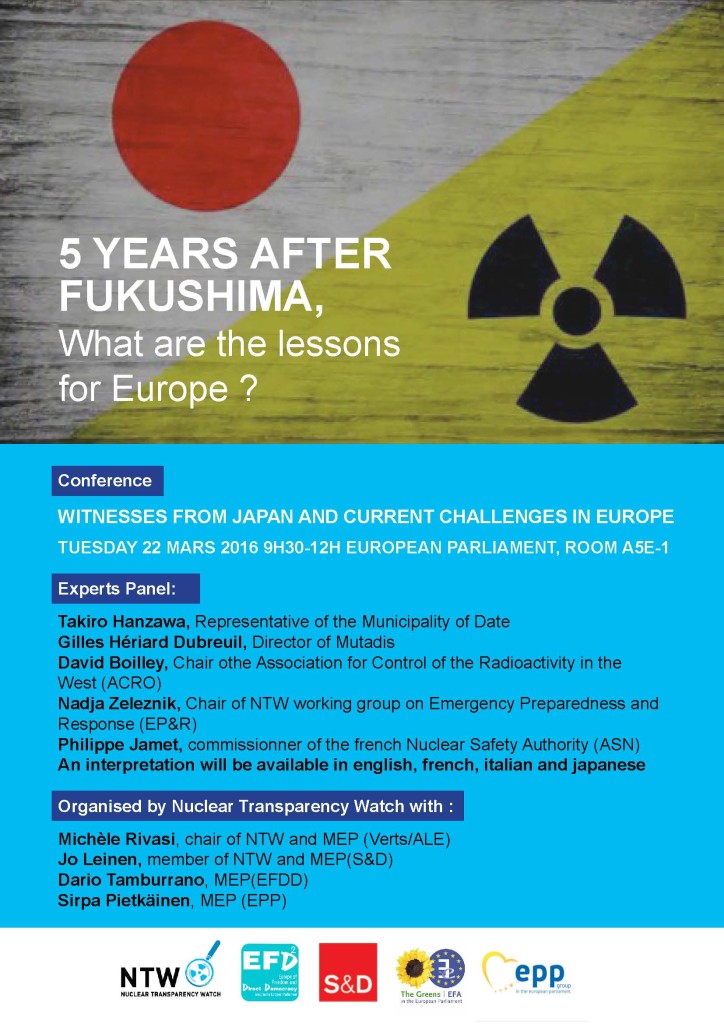 5 years after Fukushima Conference Poster